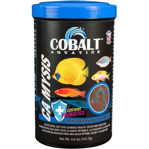 Cobalt Aquatics CA Mysis Flakes Fish Food, 5-oz bottle