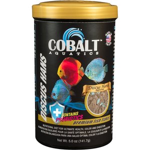Cobalt Aquatics Discus Hans Flake Fish Food, 5-oz bottle