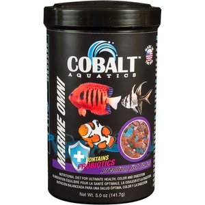 Cobalt Aquatics Marine Omni Flakes Fish Food, 5-oz bottle