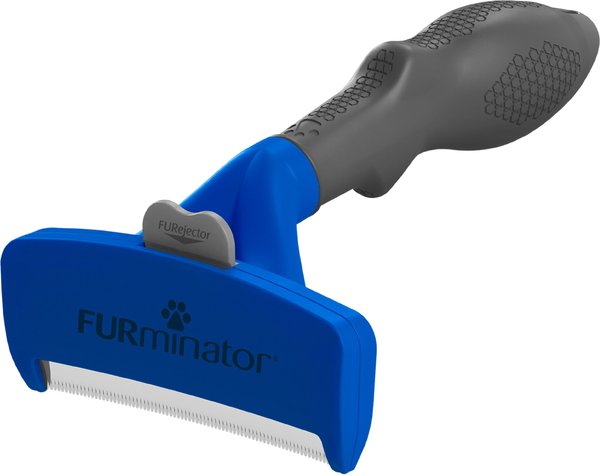 FURminator Long Hair Dog Deshedding Tool, Blue, Large slide 1 of 9