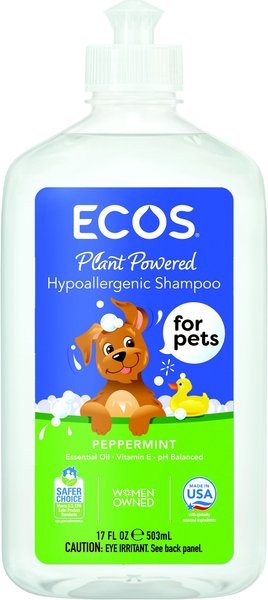 ECOS for Pets! Peppermint Scented Hypoallergenic Dog Conditioning Shampoo, 17-oz bottle slide 1 of 2