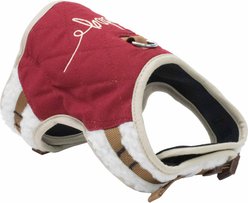 Touchdog Tough Boutique Adjustable Fashion Dog Harness & Leash, Dark Pink, Large