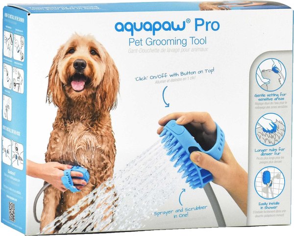 Aquapaw Pro Dog Grooming Tool, Blue slide 1 of 7
