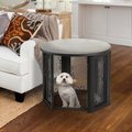 Richell Accent Table Dog Crate, Antique Bronze, Small, 26-in L x 26-in W x 21-in H