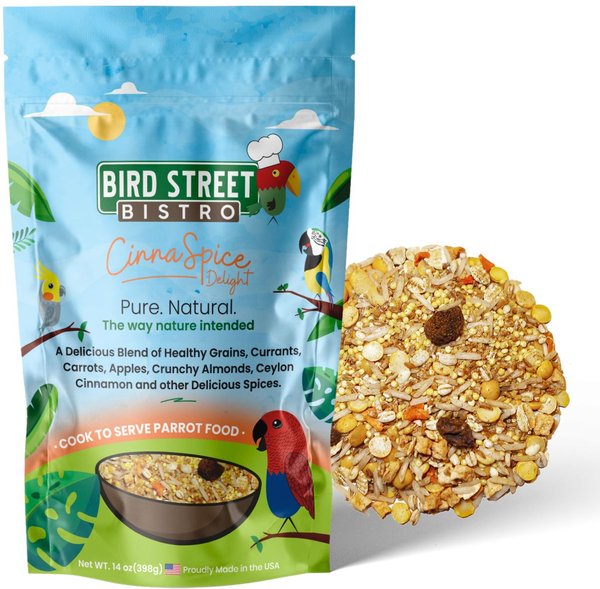 Bird Street Bistro CinnaSpice Delight Bird Food, 14-oz bag slide 1 of 4