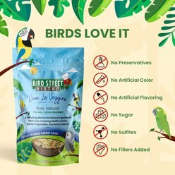 Bird Street Bistro Viva La Veggies Bird Food, 24-oz bag slide 2 of 7