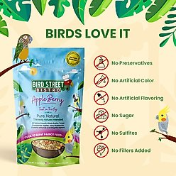 Bird Street Bistro AppleBerry Feast on the Fly Bird Food, 11-oz bag slide 2 of 7