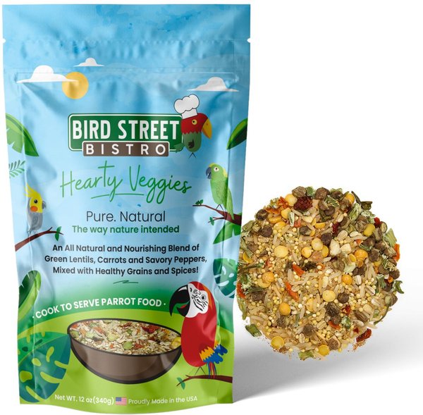 Bird Street Bistro Hearty Veggies Bird Food, 12-oz bag slide 1 of 7