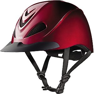 Troxel Liberty Riding Helmet, Ruby, X-Large