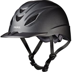 Troxel Interpid Riding Helmet, Carbon, Large