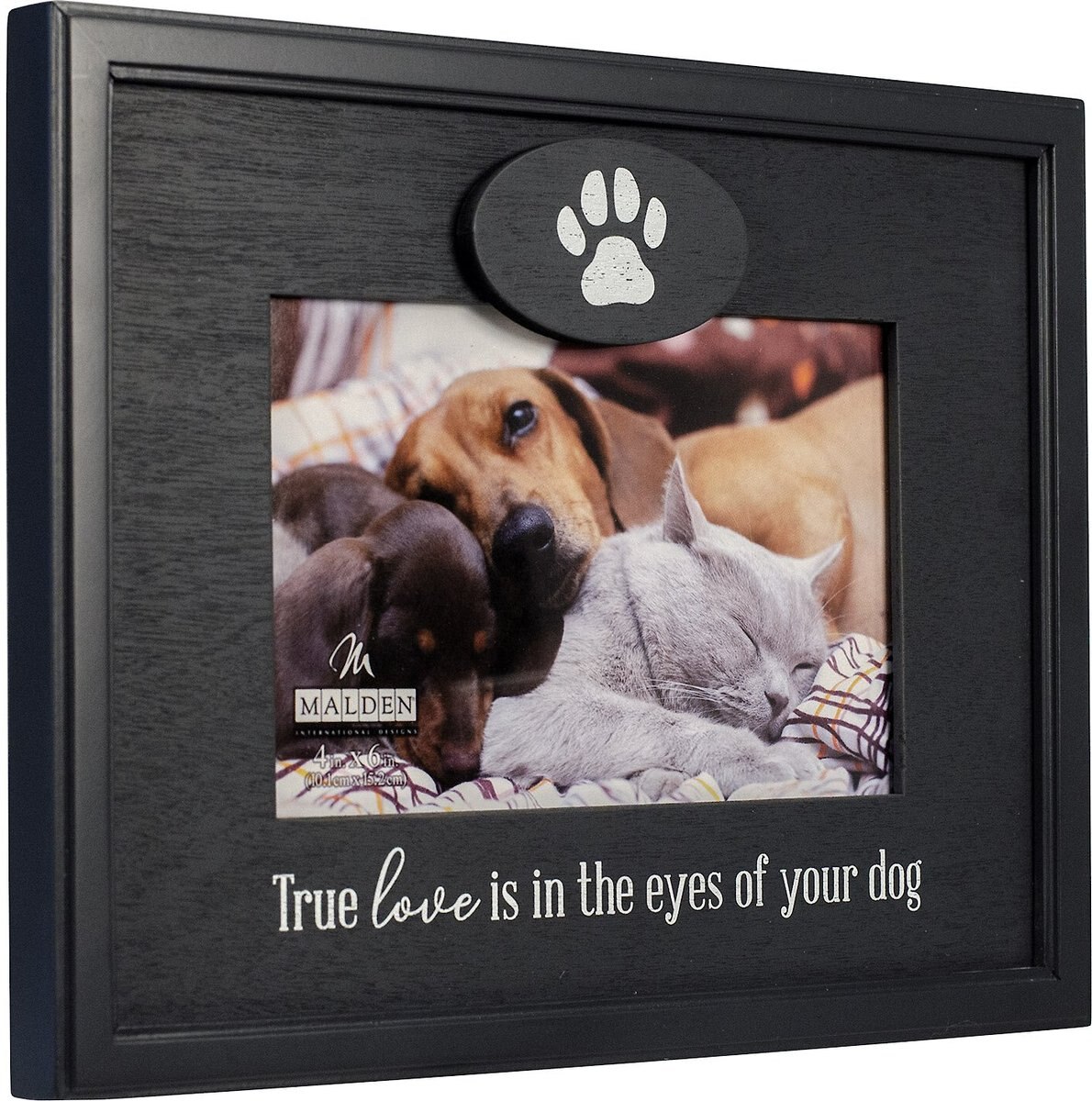 Malden International Designs "Love Is In The Eyes of Your Dog" Picture Frame, 4 x 6-in