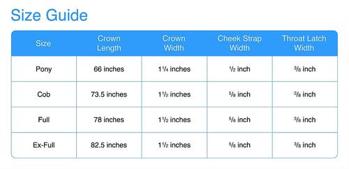 Show full view: Shires Equestrian Products Avingnon Nashville Horse Bridle, Cob slide 2 of 3