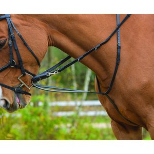 Shires Equestrian Products German Horse Martingale, Black, Pony