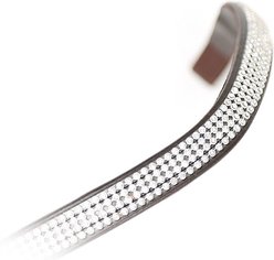 Shires Equestrian Products Aviemore Small Diamante Horse Browband, Havana, Cob