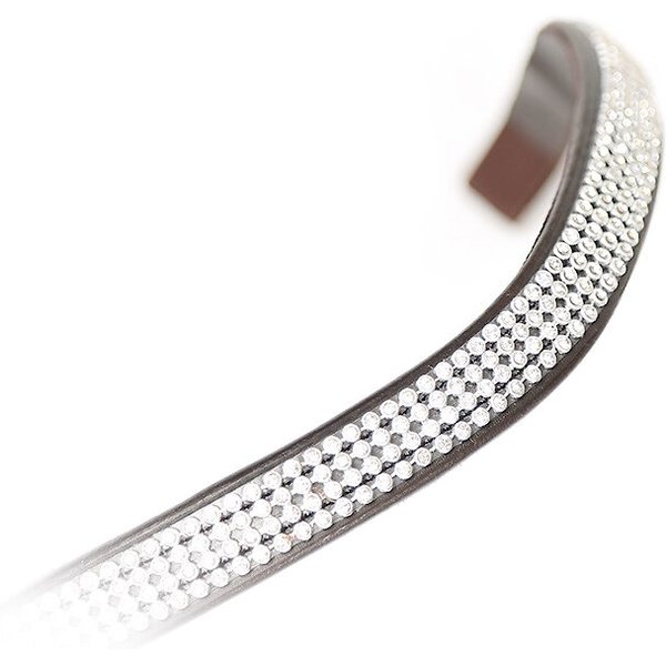 Shires Equestrian Products Aviemore Plaited Leather Horse Browband