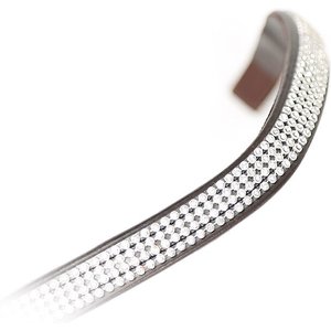 Shires Equestrian Products Aviemore Small Diamante Horse Browband, Havana, Ex-Full