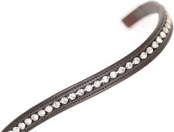 Shires Equestrian Products Aviemore Large Diamante Horse Browband, Havana, Ex-Full