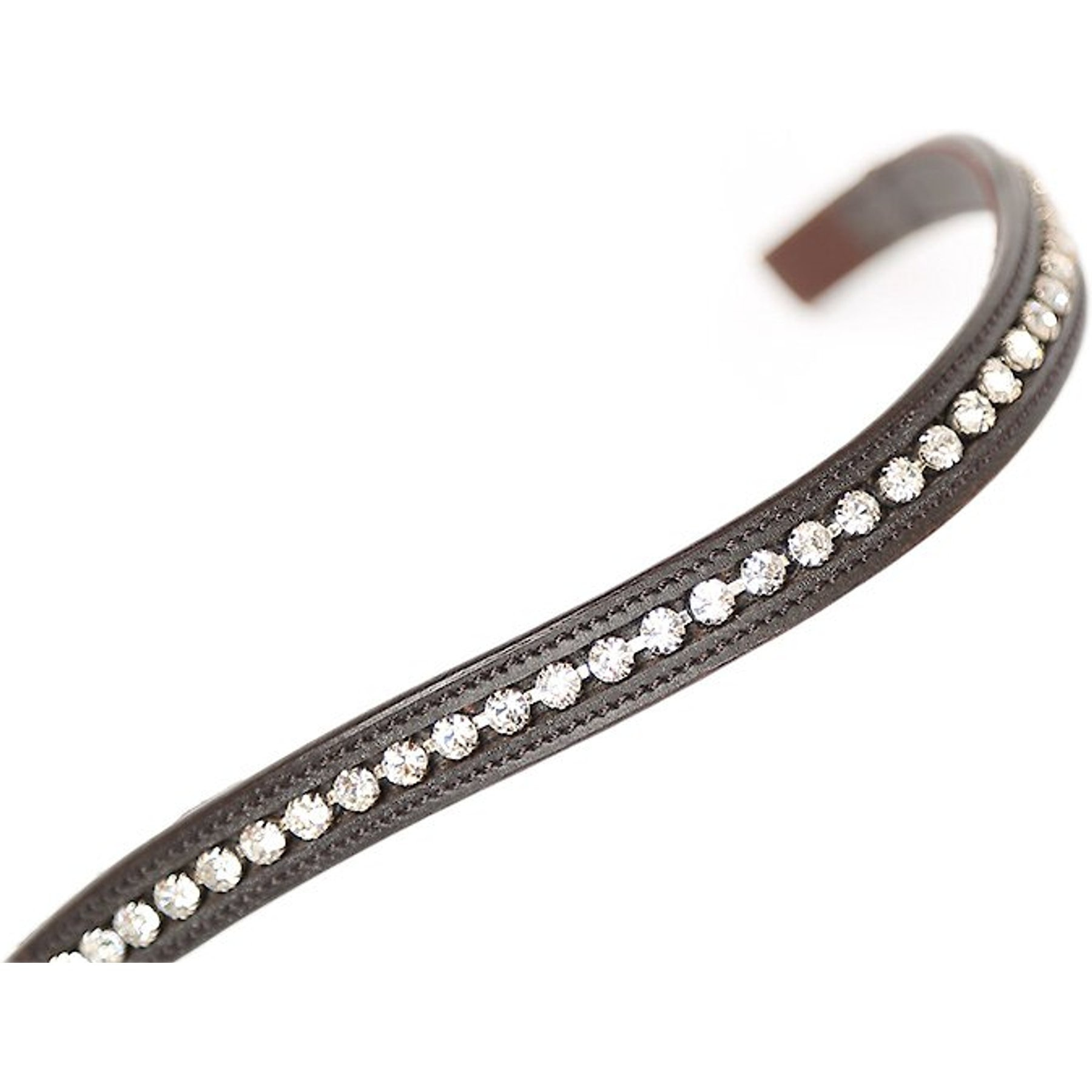Shires Equestrian Products Aviemore Large Diamante Horse Browband, Havana, Ex-Full