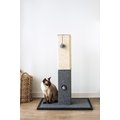 Catry Minimalist Cat Scratching Post w/Natural Sisal & Cat Toys, 32-in H