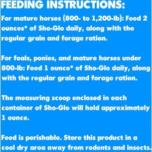 Manna Pro Sho-Glo Complete Vitamin & Mineral Pellets Horse Supplement, 25-lb bag