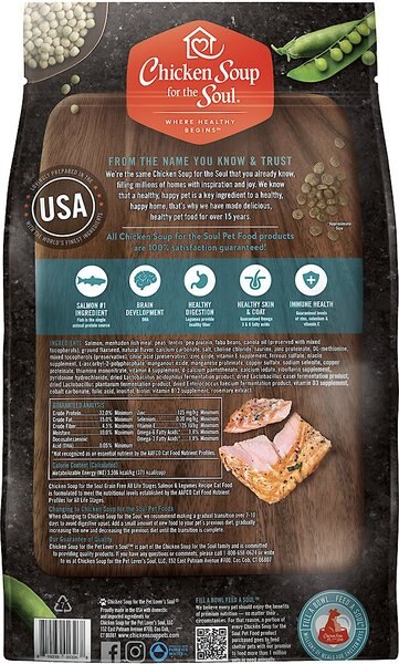 Chicken Soup for the Soul Limited Ingredient Diet Salmon & Legumes Grain-Free Dry Cat Food