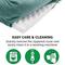 Show in main carousel: FurHaven Velvet Waves Perfect Comfort Orthopedic Sofa Cat & Dog Bed with Removable Cover, Celadon Green, Small slide 8 of 10