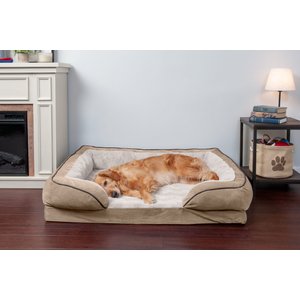 FURHAVEN Deluxe Oxford Orthopedic Indoor/Outdoor Dog & Cat Bed