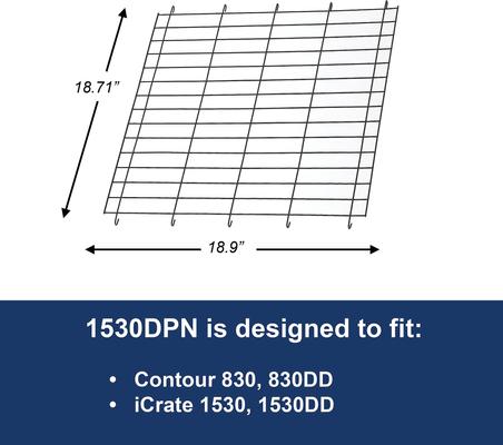 Show full view: MidWest 30-in iCrate & Ovation Dog Crate Divider Panel, Black, Medium, 1 slide 5 of 5