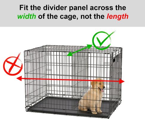 Show full view: MidWest 36-in iCrate & Ovation Dog Crate Divider Panel, Black, Intermediate, 1 slide 3 of 5