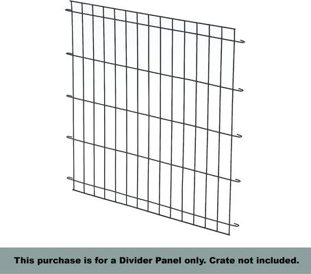 Show full view: MidWest 54-in Solution Series 1154U Dog Crate Divider Panel, Black, Giant, 1 slide 2 of 5
