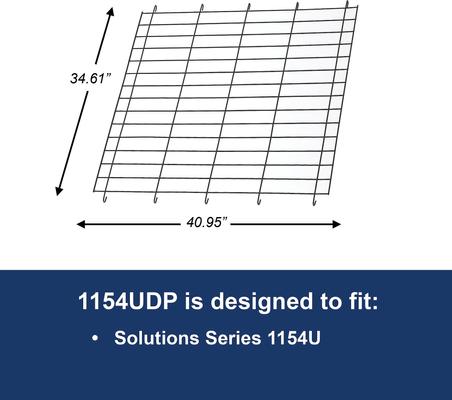 Show full view: MidWest 54-in Solution Series 1154U Dog Crate Divider Panel, Black, Giant, 1 slide 5 of 5