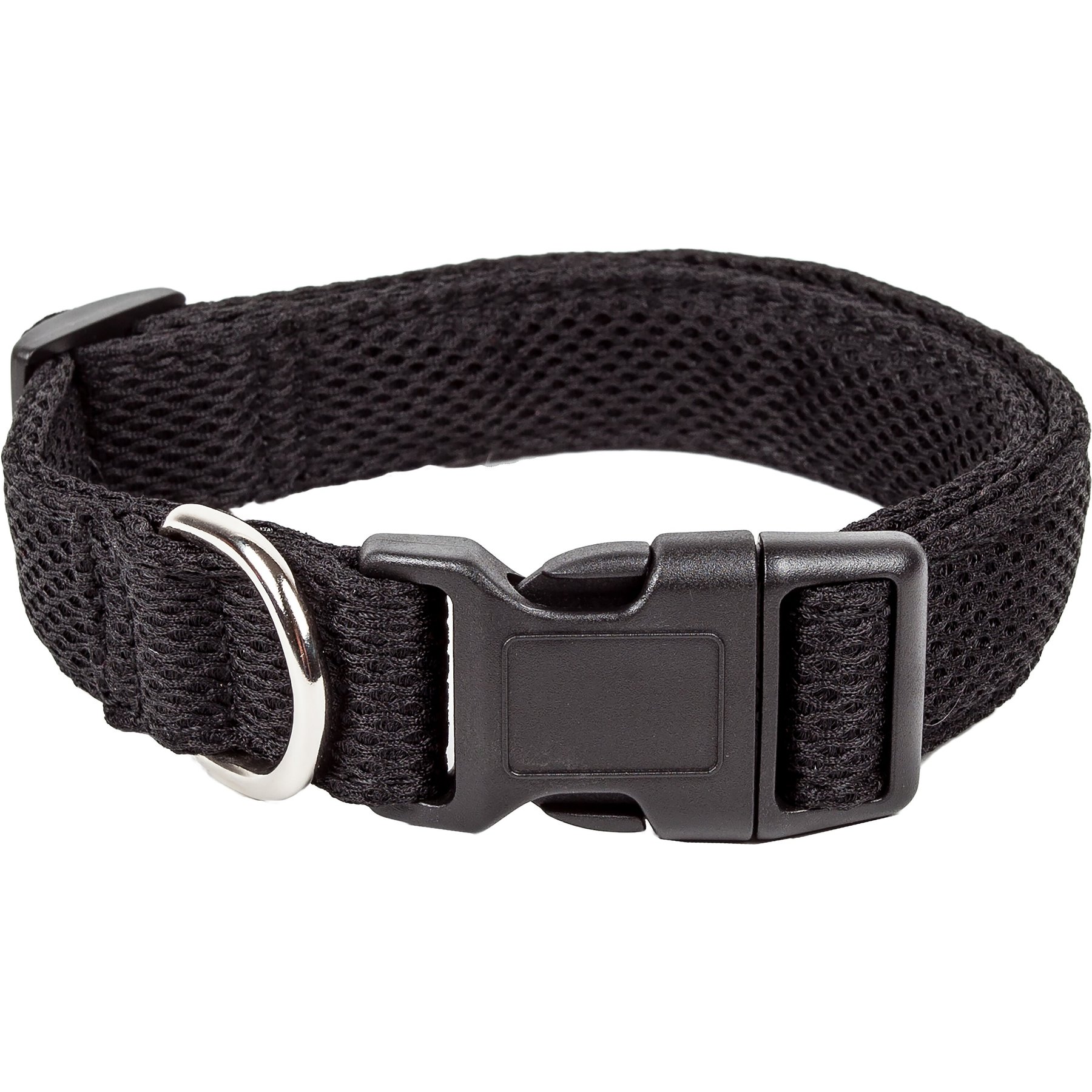 Pet Life Aero Mesh 360 Degree Dual Sided Mesh Dog Collar, Black, Small