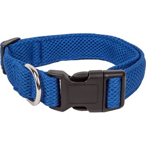 Pet Life Aero Mesh 360 Degree Dual Sided Mesh Dog Collar, Blue, Large