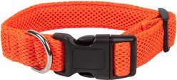 Pet Life Aero Mesh 360 Degree Dual Sided Mesh Dog Collar, Orange, Large