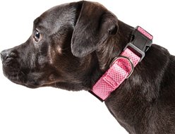 Pet Life Aero Mesh 360 Degree Dual Sided Mesh Dog Collar, Pink, Small slide 2 of 6