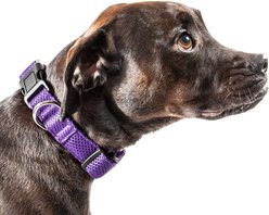 Pet Life Aero Mesh 360 Degree Dual Sided Mesh Dog Collar, Purple, Medium slide 2 of 5