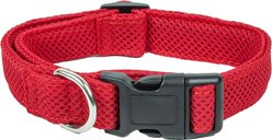 Pet Life Aero Mesh 360 Degree Dual Sided Mesh Dog Collar, Red, Medium