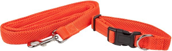 Pet Life Aero Mesh 2-In-1 Dual Sided Mesh Dog Leash & Collar