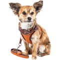 Pet Life Luxe Pawsh 2-In-1 Mesh Reversible Dog Harness-Leash, Medium