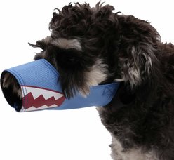 Pet Life Fumigation Designer Dog Muzzle, Blue, Large slide 2 of 2