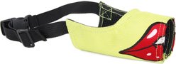 Pet Life Fumigation Designer Dog Muzzle, Green & Red, Small