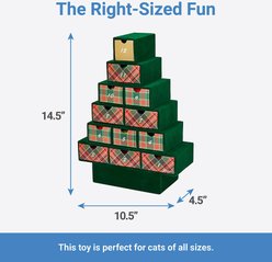 Frisco Holiday 12 Day Advent Calendar with Toys for Cats slide 2 of 5