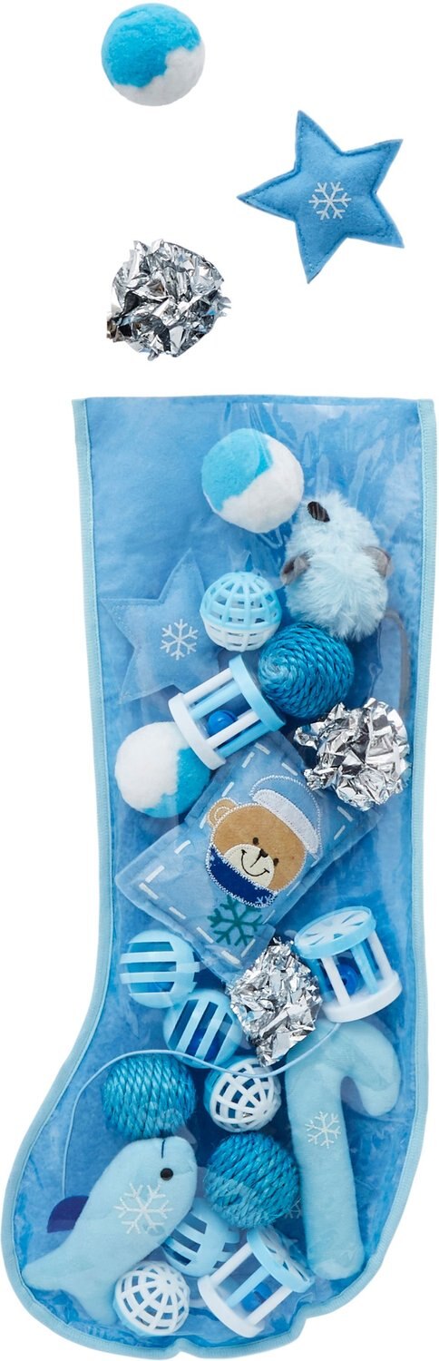 Frisco Holiday Stocking Variety Pack Cat Toy with Catnip