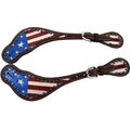 Tahoe Tack American Flag Leather Western Mens Spur Straps