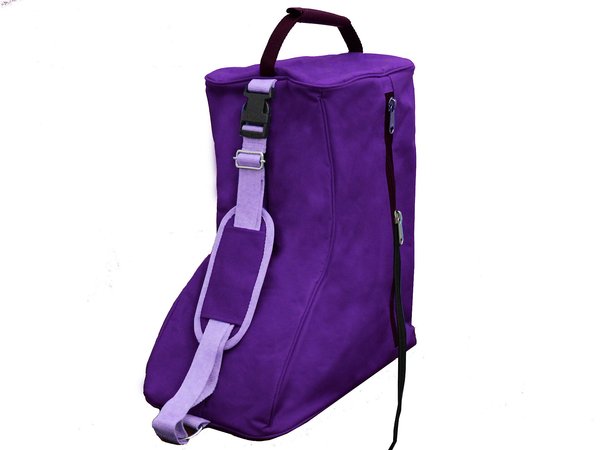 Tahoe Tack Triple Layer Padded Western Horse Boot Carry Bag, Purple & Lavender slide 1 of 4