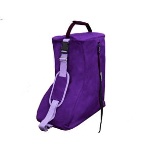 Tahoe Tack Triple Layer Padded Western Horse Boot Carry Bag, Purple & Lavender