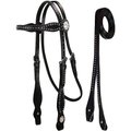 Tahoe Tack Starry Night Studded Horse Headstall & Reins, Full