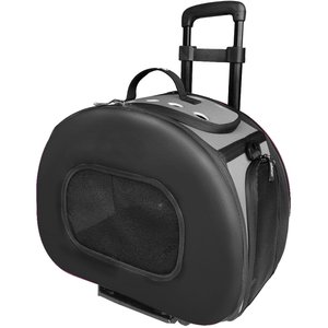 Pet Life Final Destination Tough-Shell Wheeled Collapsible Dog Carrier