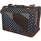 Dark Navy/Brown Polka