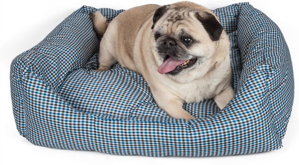 Pet Life Wick-Away Rectangular Bolster Dog Bed